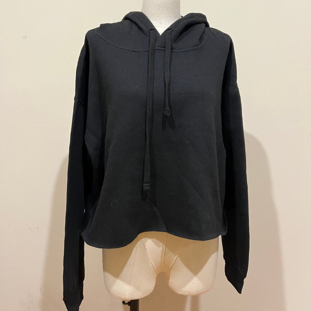 Sample Sale Women’s Lightweight Crop Hooded Sweatshirt Size L
